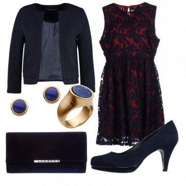 Outfit Cerimonia in blu