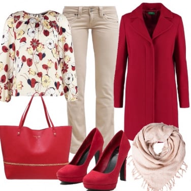 Outfit Rosso ciliegia
