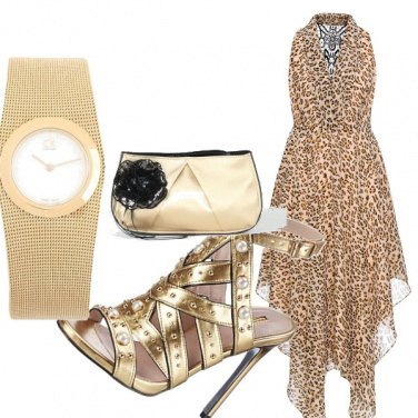 Outfit Oro di sera