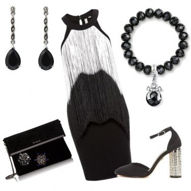 Outfit Serata con le frange