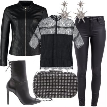 Outfit Vorrei la pelle nera