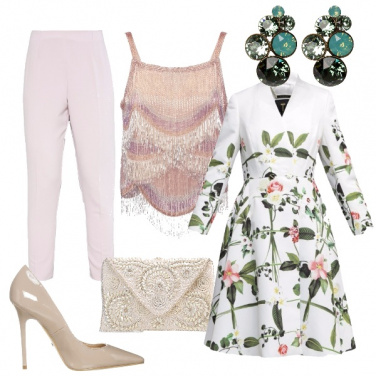 Outfit Cappotto floreale