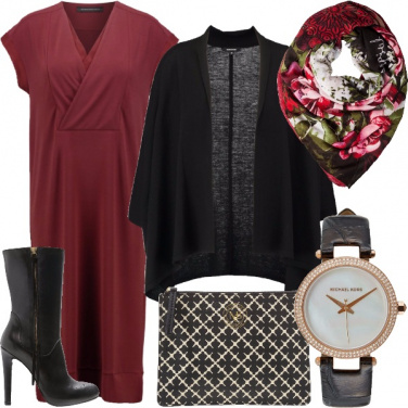 Outfit Borgogna