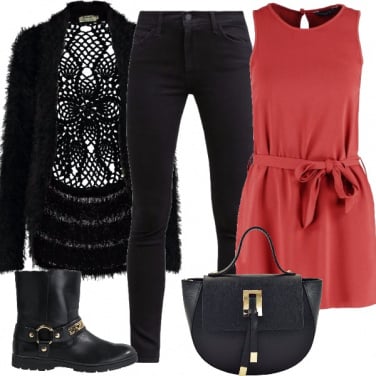 Outfit Cardigan particolare