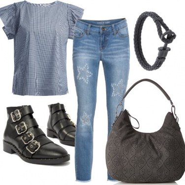 Outfit Denim trendy