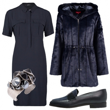 Outfit Blu chic