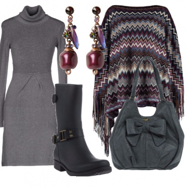 Outfit Grigio a colori