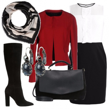 Outfit In bianco e nero