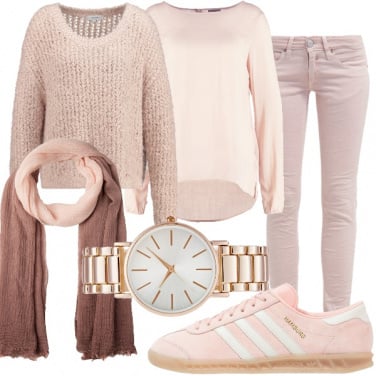 Outfit Io vesto rosa