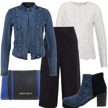 Outfit Pizzo e jeans