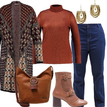 Outfit Curvy etnica chic