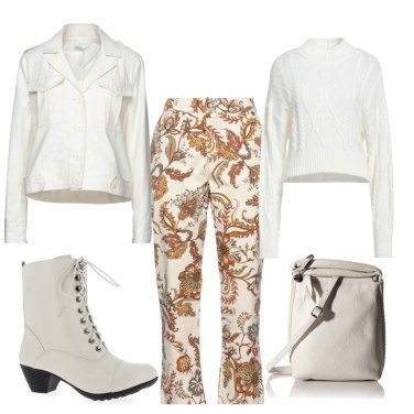 Outfit Chaquetas Blanco Un solo color Mujer: 6 Outfit | Bantoa