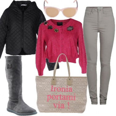 Outfit La borsa con le scritte