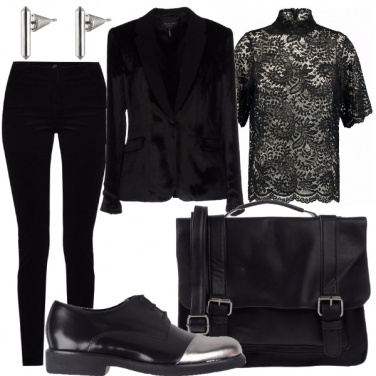 Outfit Velluto rigoroso