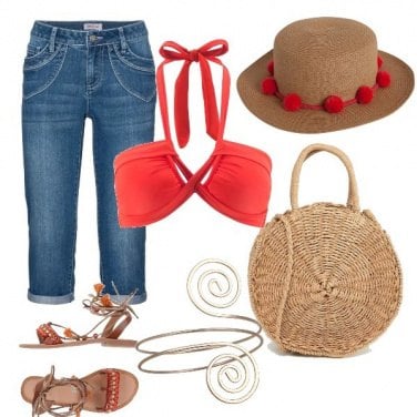 Outfit Mar rosso