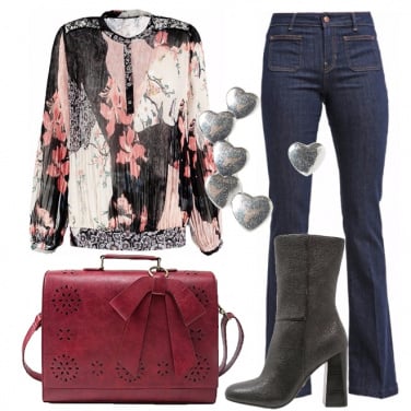 Outfit Jeans a zampa