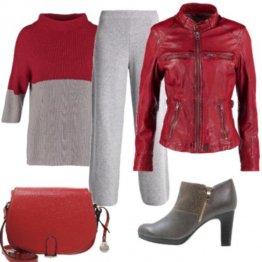 Outfit Tinte calde in ufficio