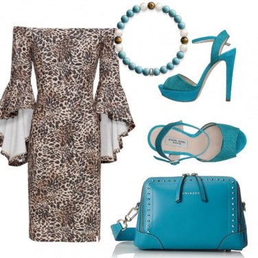 Outfit Cerimonia animalier