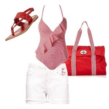 Outfit Righe al quadrato