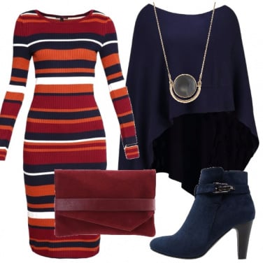 Outfit Righe chic