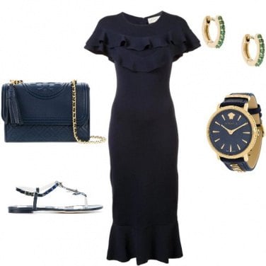 Outfit Look femminile +orologio maschile