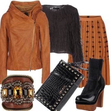 Outfit Eclettico rock