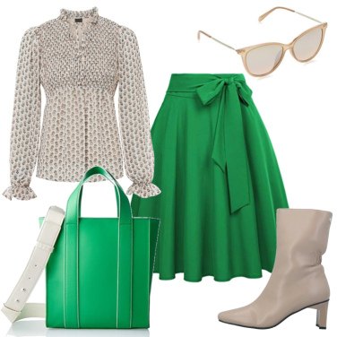 Bolso shopper mujer verde  | Bantoa