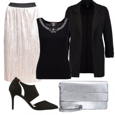 Outfit Serata argetata