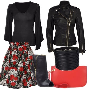 Outfit Gonna a campana alternativa