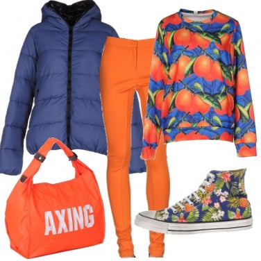 Outfit Fiori e frutta