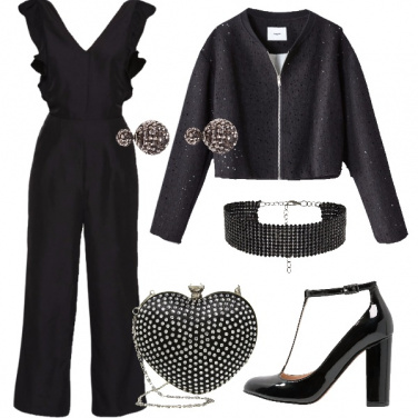 Outfit Nero brillante