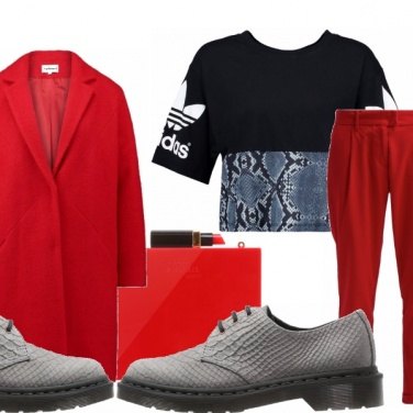Outfit Rosso di sera..