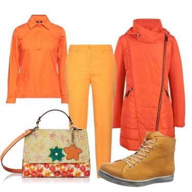 Representación cayó principio Outfit Pantalones Naranja Mujer: 15 Outfit Mujer | Bantoa