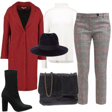 Outfit Il cappotto rosso