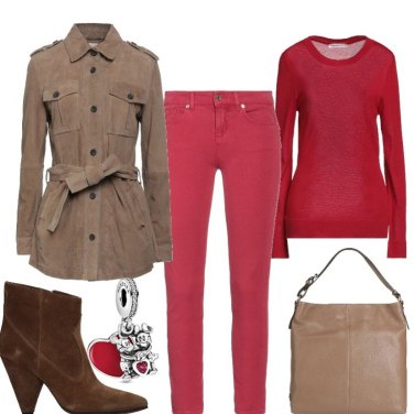 Outfit de punto Rojo Mujer: 69 Outfit Mujer | Bantoa