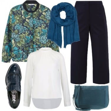 Outfit Trendy in blu