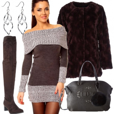 Outfit Il pullover a vestito