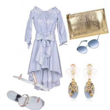 Outfit Aperitivo a Santorini