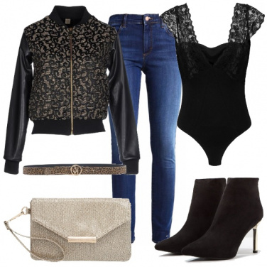 Outfit Sexy in jeans