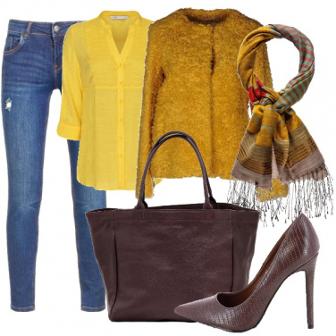 Outfit Giallo d\'autunno