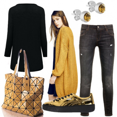 Outfit Giallo senape
