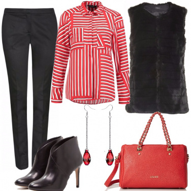 Outfit Dettagli rossi