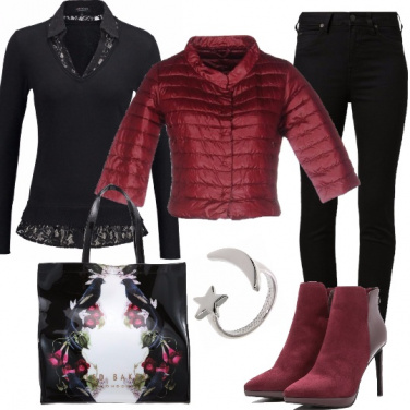 Outfit Fashion con piumino