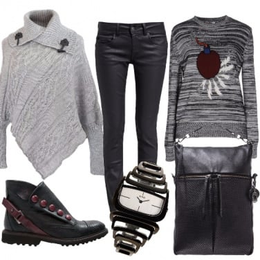 Outfit Tutto grigio