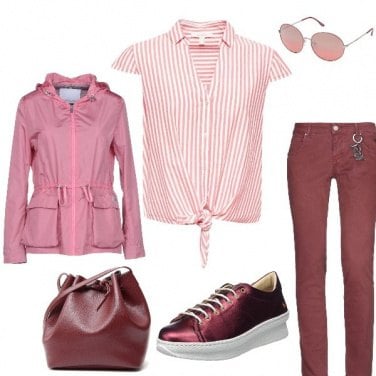 Outfit Gradazioni rosso