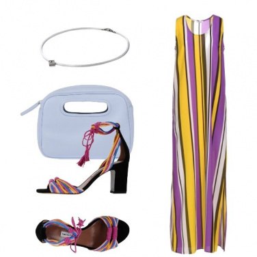 Outfit Righe e colori