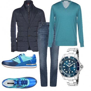 Outfit Color del mare anche d’inverno