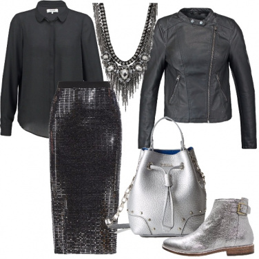 Outfit Bagliori metallici
