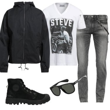 Outfit Botas y botines Negro Un solo color Hombre: 6 Outfit Hombre | Bantoa