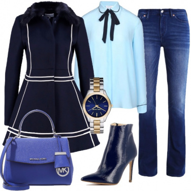 Outfit Jeans e bon ton